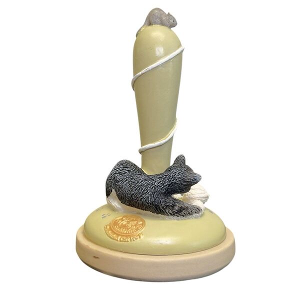 Vintage 1995 Brown Bag Cookie Art Cookie Stamp Contented Cat Kitty #9 Retired - Picture 4 of 6